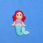 Polymer Clay Mermaid Pendant or Bowcenter